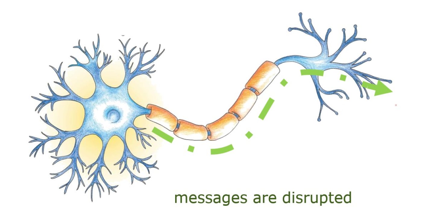 Image shows graphic of how messages are disrupted