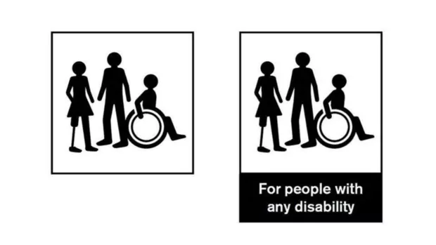 disabled signs symbols
