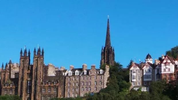 a Photo of the Edinburgh skyline
